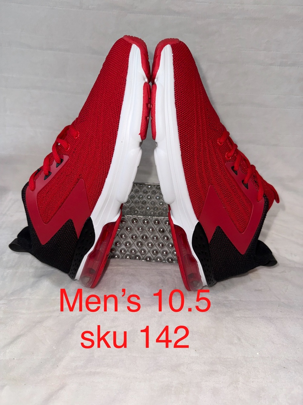 Men's Jerko Red Athletic Sneakers - Size 10.5. Available in a 10 & 8 men’s also.